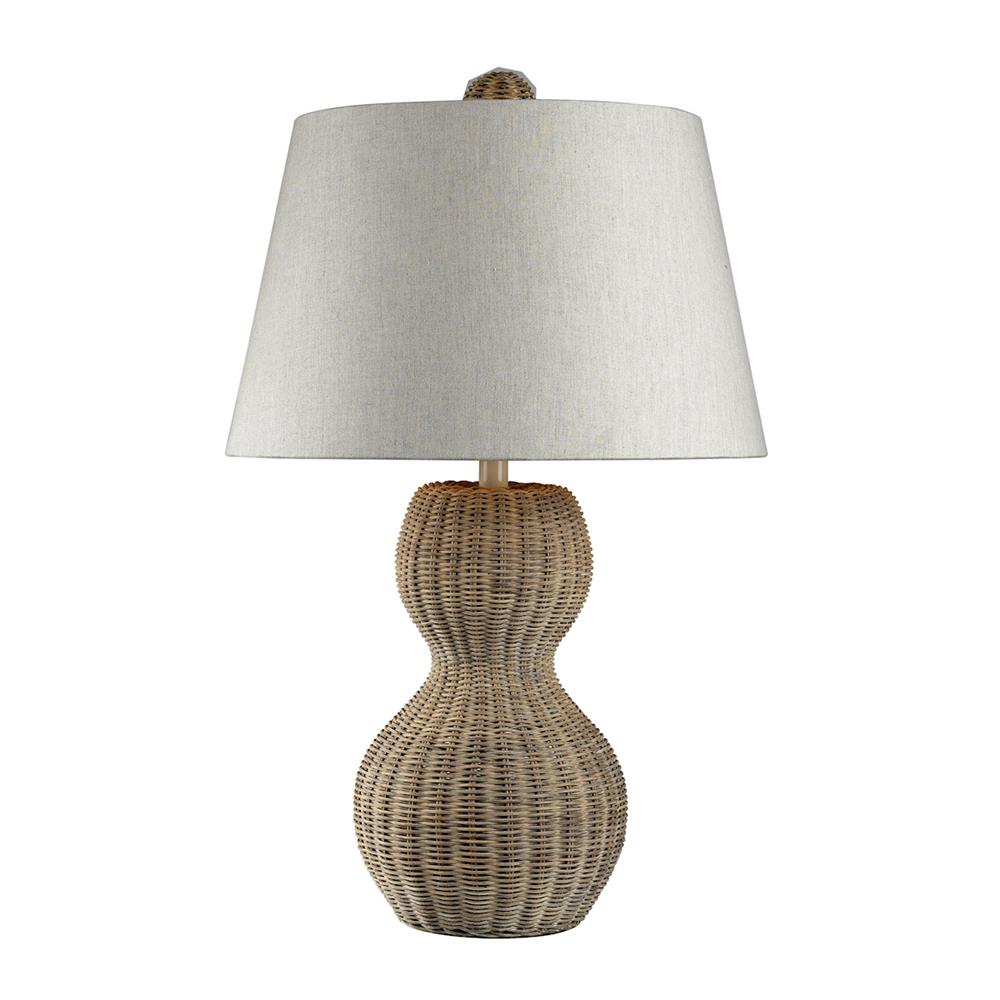ELK Home 111-1088 Sycamore Hill Table Lamp in Light Rattan