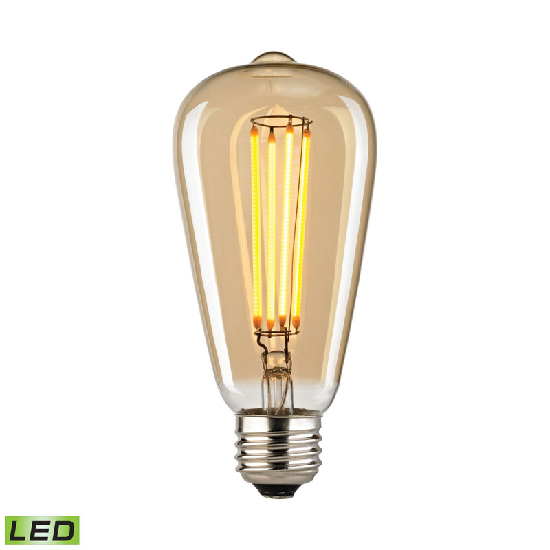 ELK Lighting 1110 Filament Medium LED Bulb With Light Gold Tint