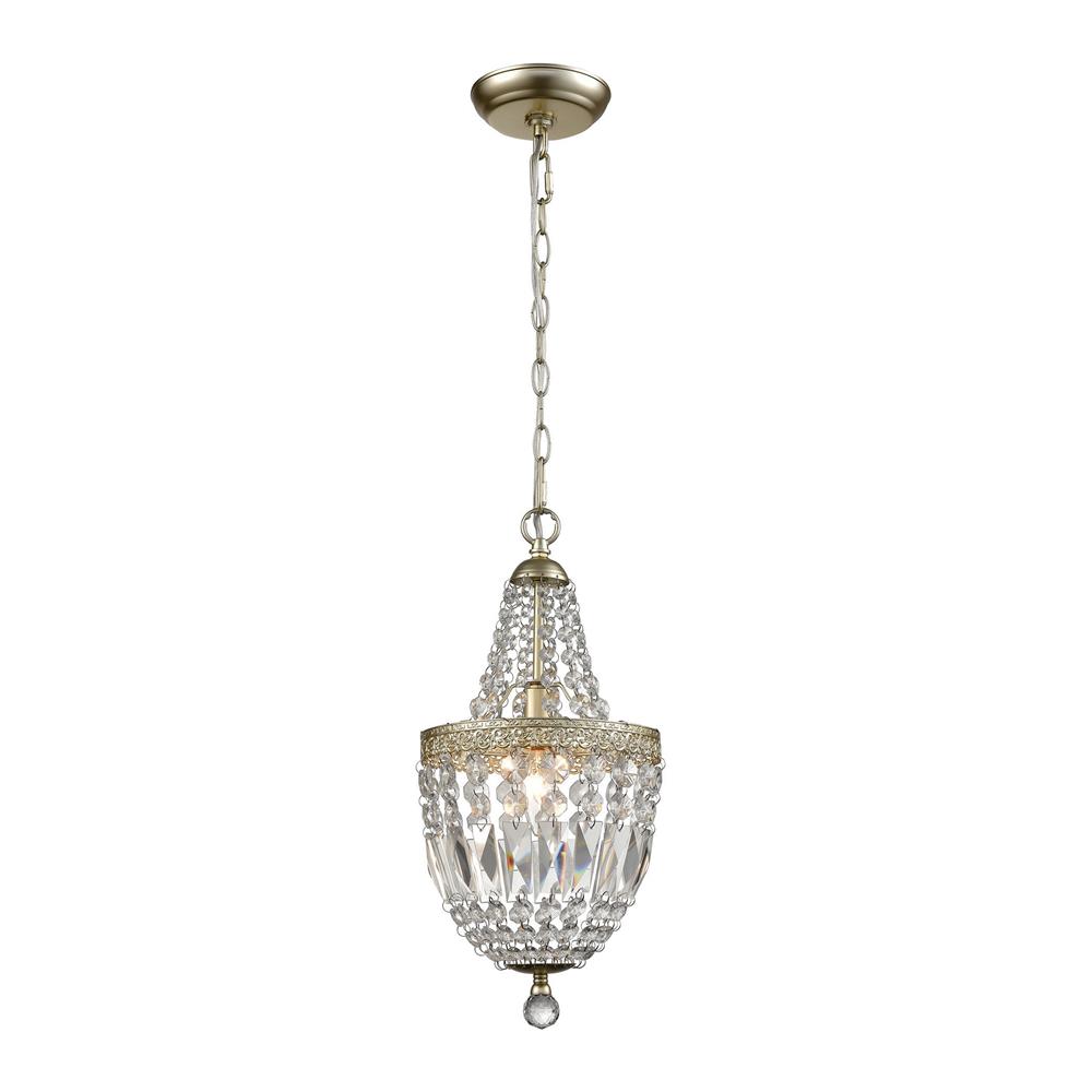 Elk Home 1122-050 Morley 1-Light Mini Pendant in Champagne Gold in Champagne Gold; Clear