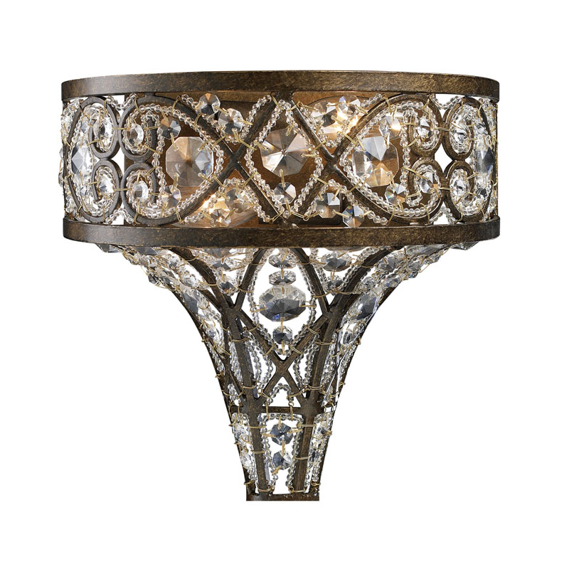 ELK Lighting 11284/2 Amherst 2-Light Sconce In Antique Bronze