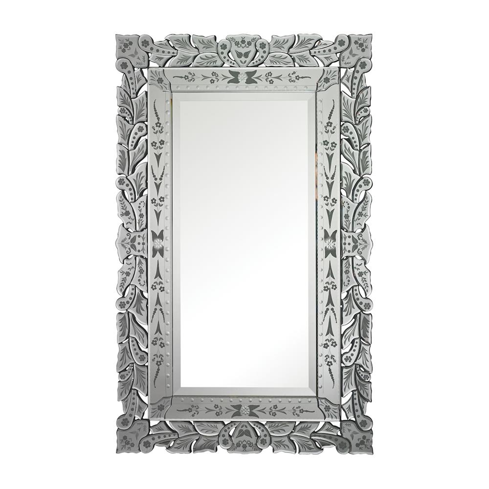 ELK Home 114-32 Bardwell Venetian Wall Mirror By Sterling in Clear With Venetian Hand Cut Mirror Embellishments