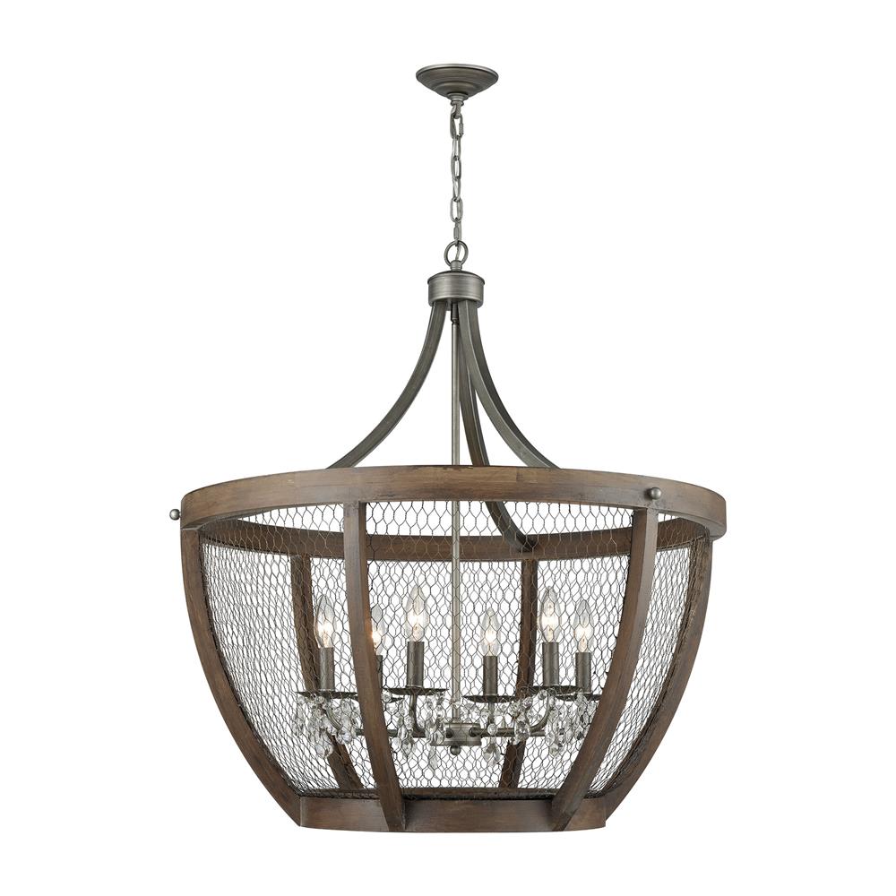 ELK Lighting 1140-033 Renaissance Invention Wide Basket Pendant