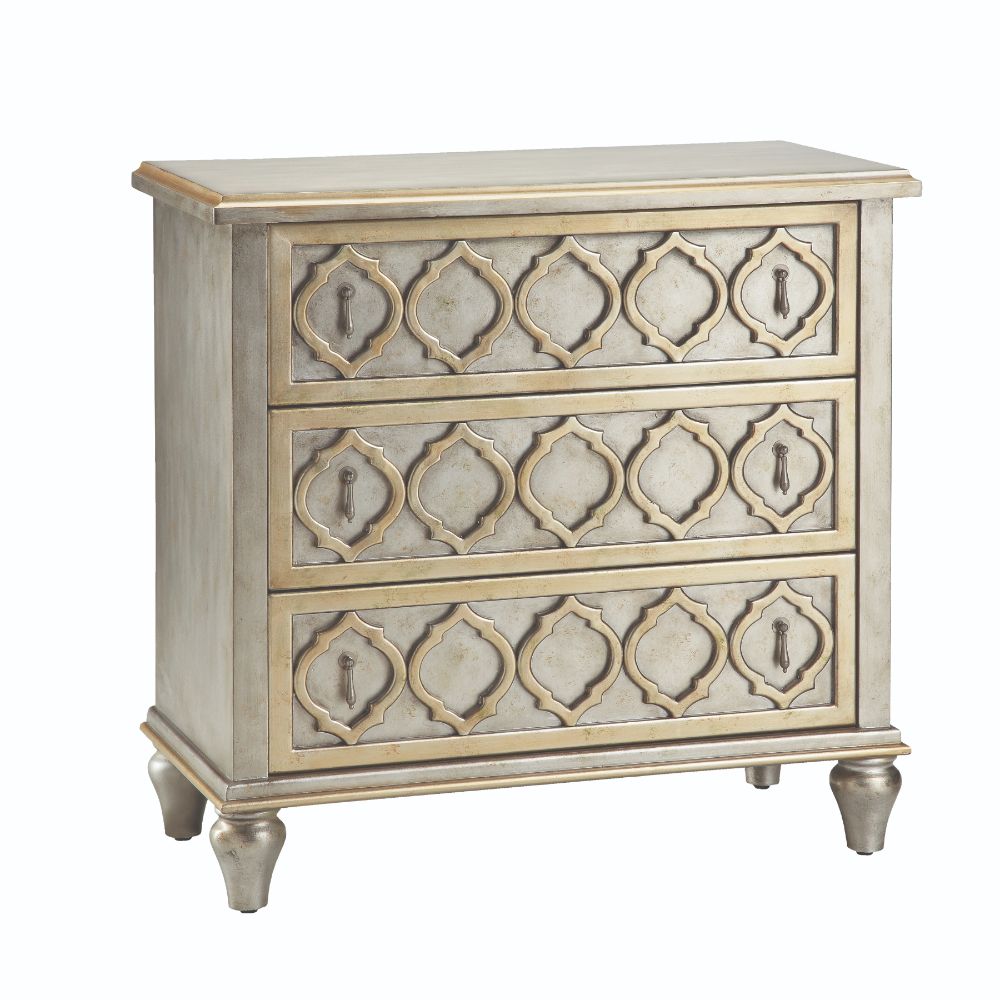 Elk Home 12047 Naomi Accent Cabinet - Champagne Silver
