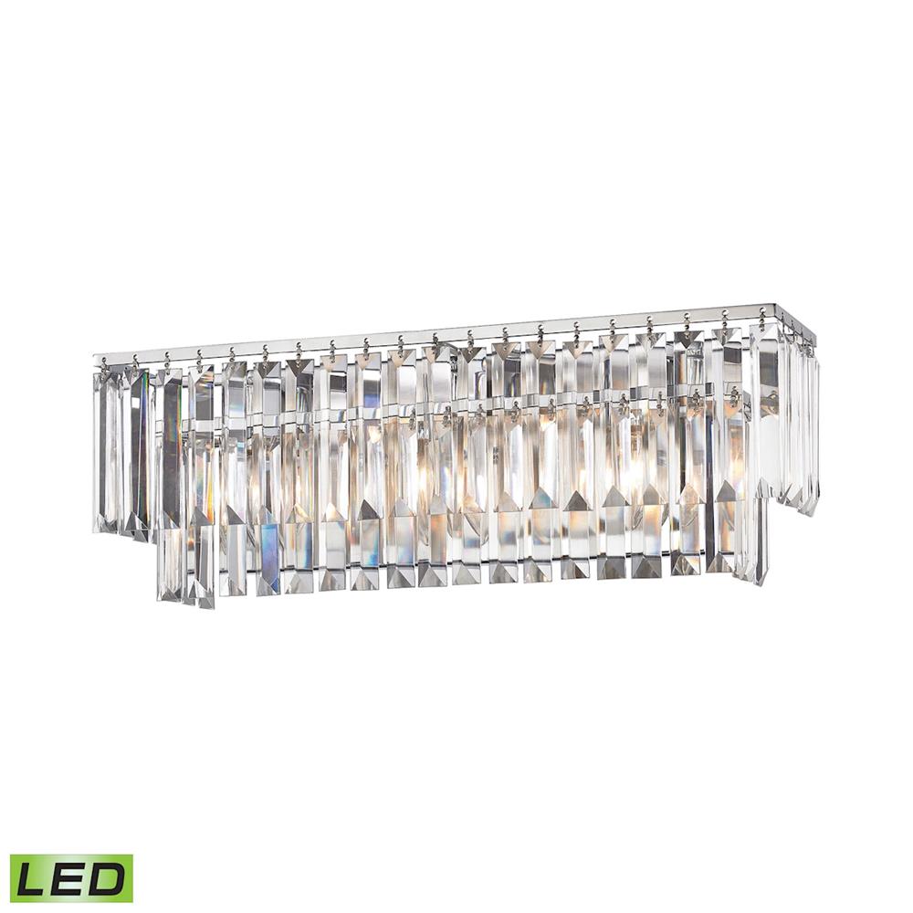 ELK Lighting 15212/3-LED Palacial 3 Light LED Vanity In Polished Chrome