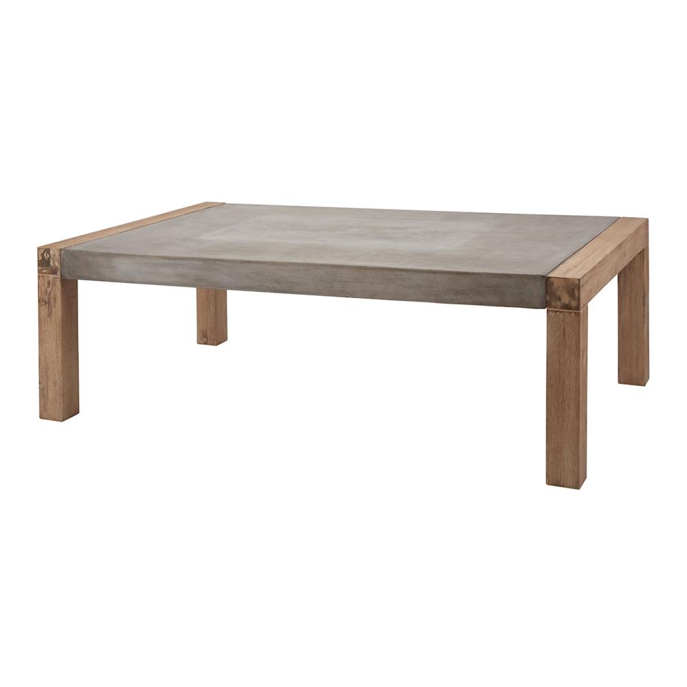 ELK Home 157-003 Large Arctic Coffee Table in Concrete / Atlantic Brushed