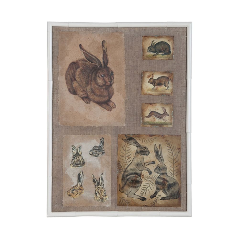 Elk Home 164030 Rabbits and Hares Wall Art