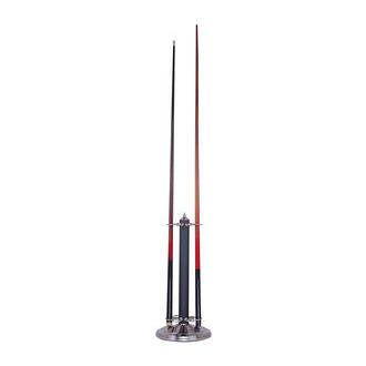 ELK Lighting 169-SNB Casual Traditions Cue Stand Sat Nick/Black Finish