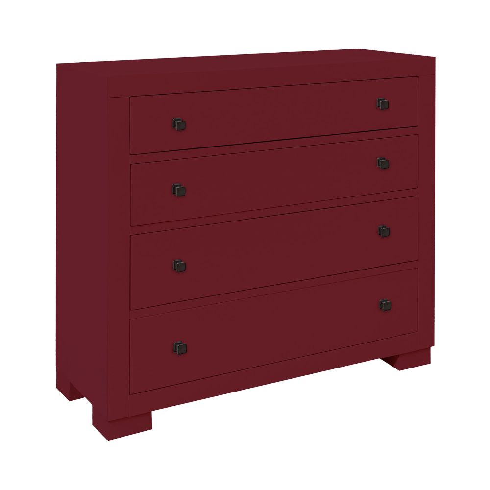 Elk Home 17643 Templeton 4-Drawer Chest - Red - Red