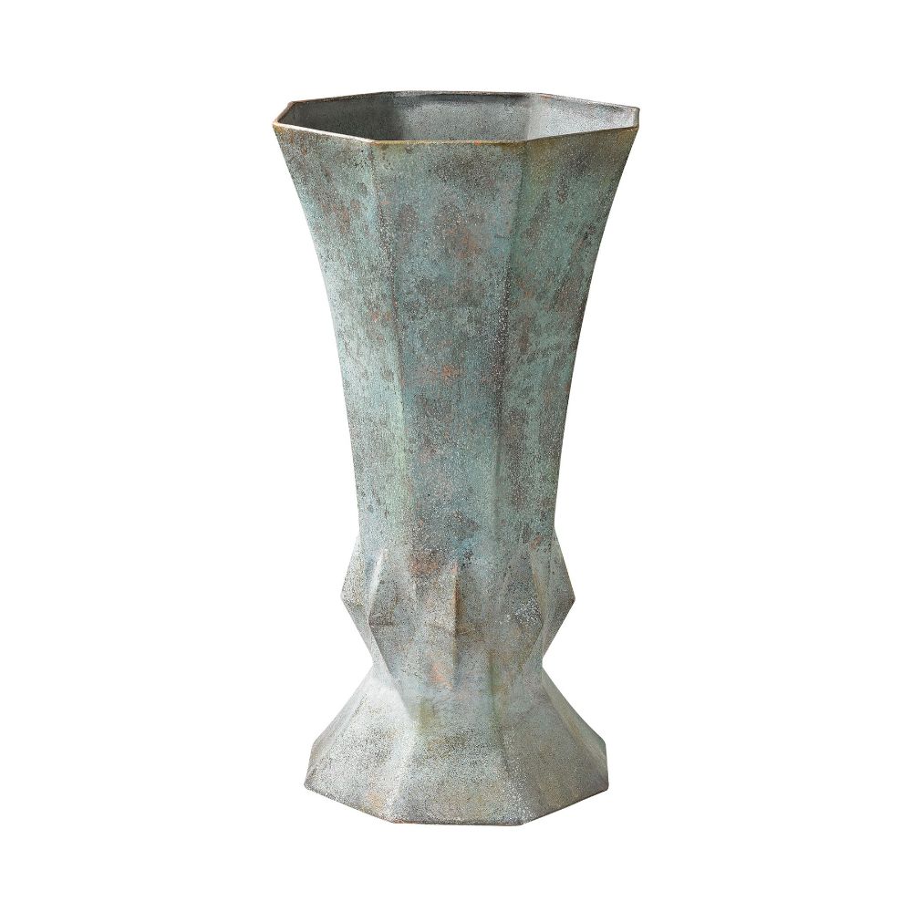 ELK Home 2100-015 Geometric Patina Vase
