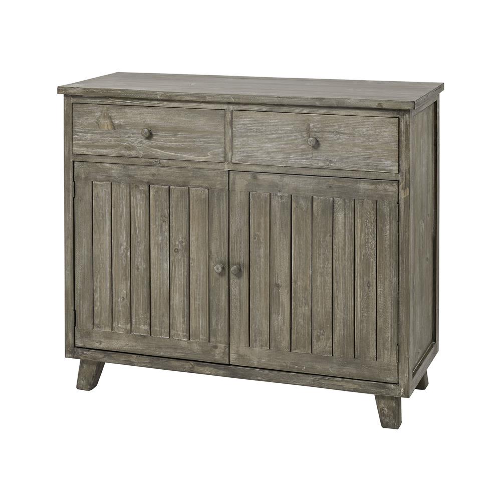 Elk Home 3128-1060BASE Renaissance Invention Cabinet - Base Only in Salvaged Grey Oak; Pewter