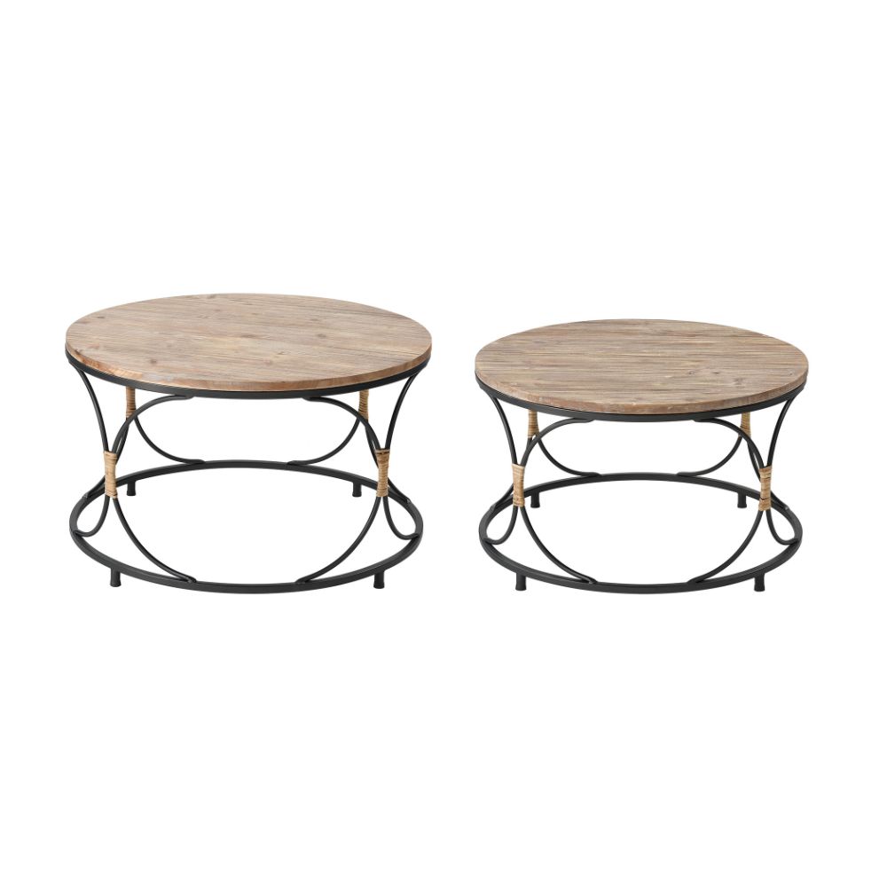 ELK Home 3200-254/S2 Fisher Island Coffee Tables (Set of 2) in Gray
