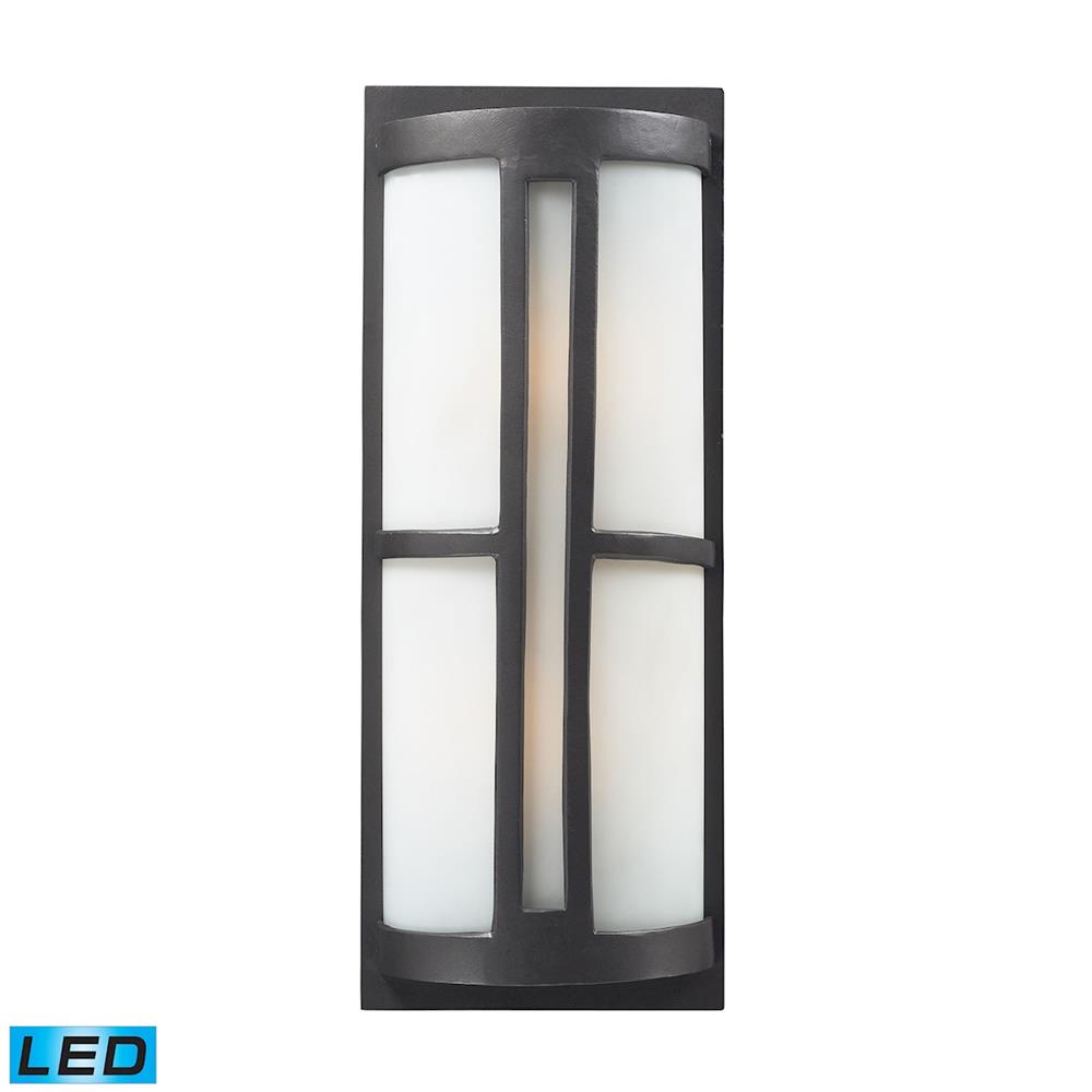 ELK Lighting 42396/2-LED 2- Light Outdoor Sconce In Graphite - LED