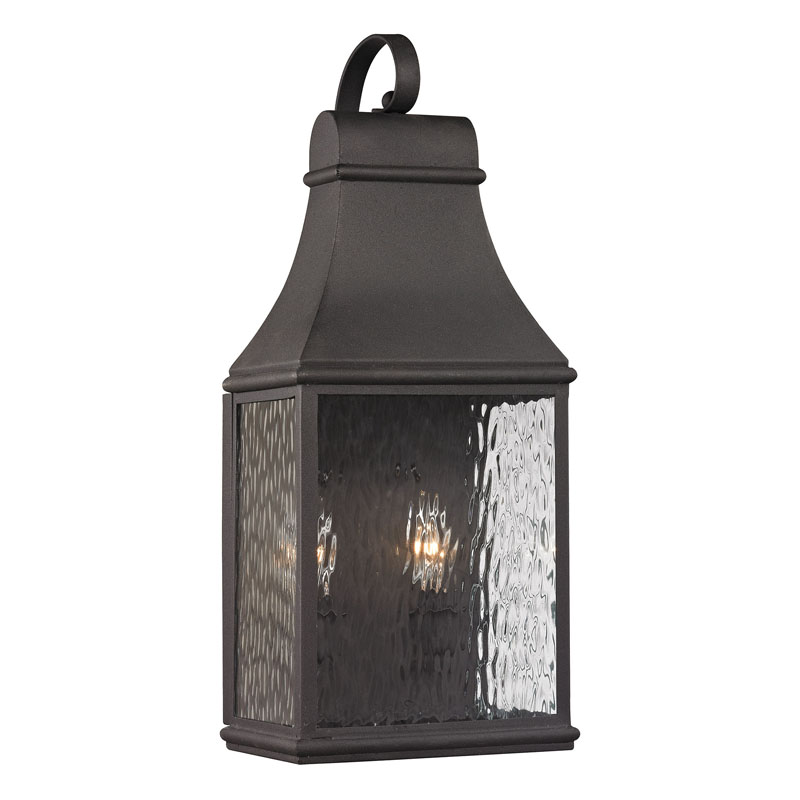 ELK Lighting 47071/2 Forged Jefferson Collection 2 light outdoor sconce in Charcoal