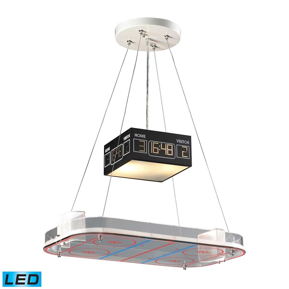 ELK Lighting 5138/2-LED 2 Light Pendant In A Hockey Motif - LED