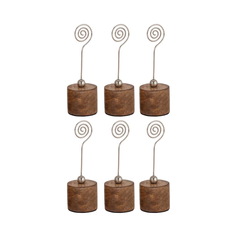 ELK Home 606175/S6 Northgate Photo Stands (Set of 6) - Small in Natural