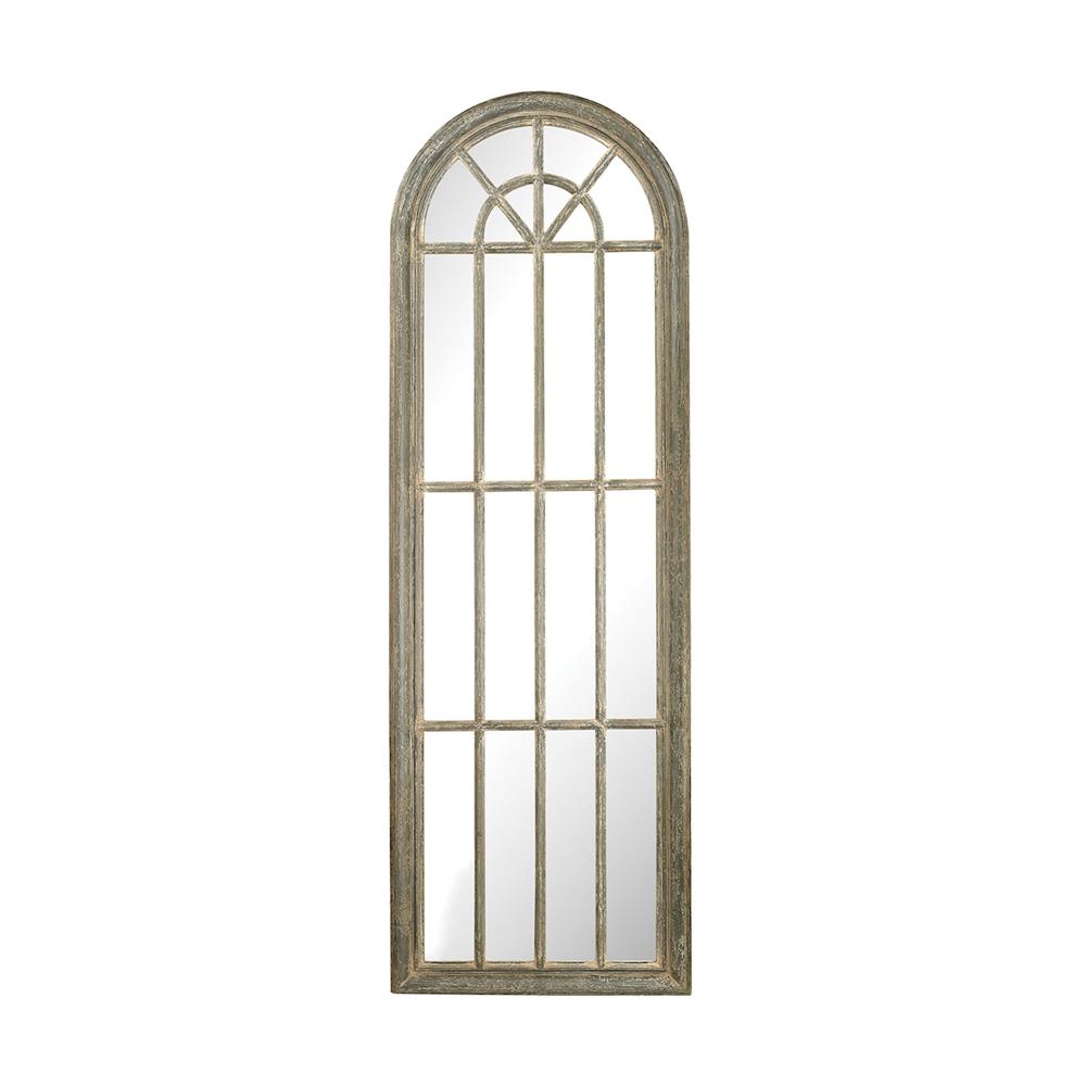 ELK Home 6100-007 Full Length Arched Window Pane Mirror