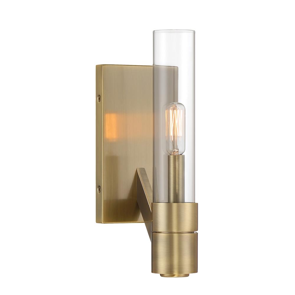 Norwell 6511-AN-CL Rohe Wall Sconce - Aged Brass