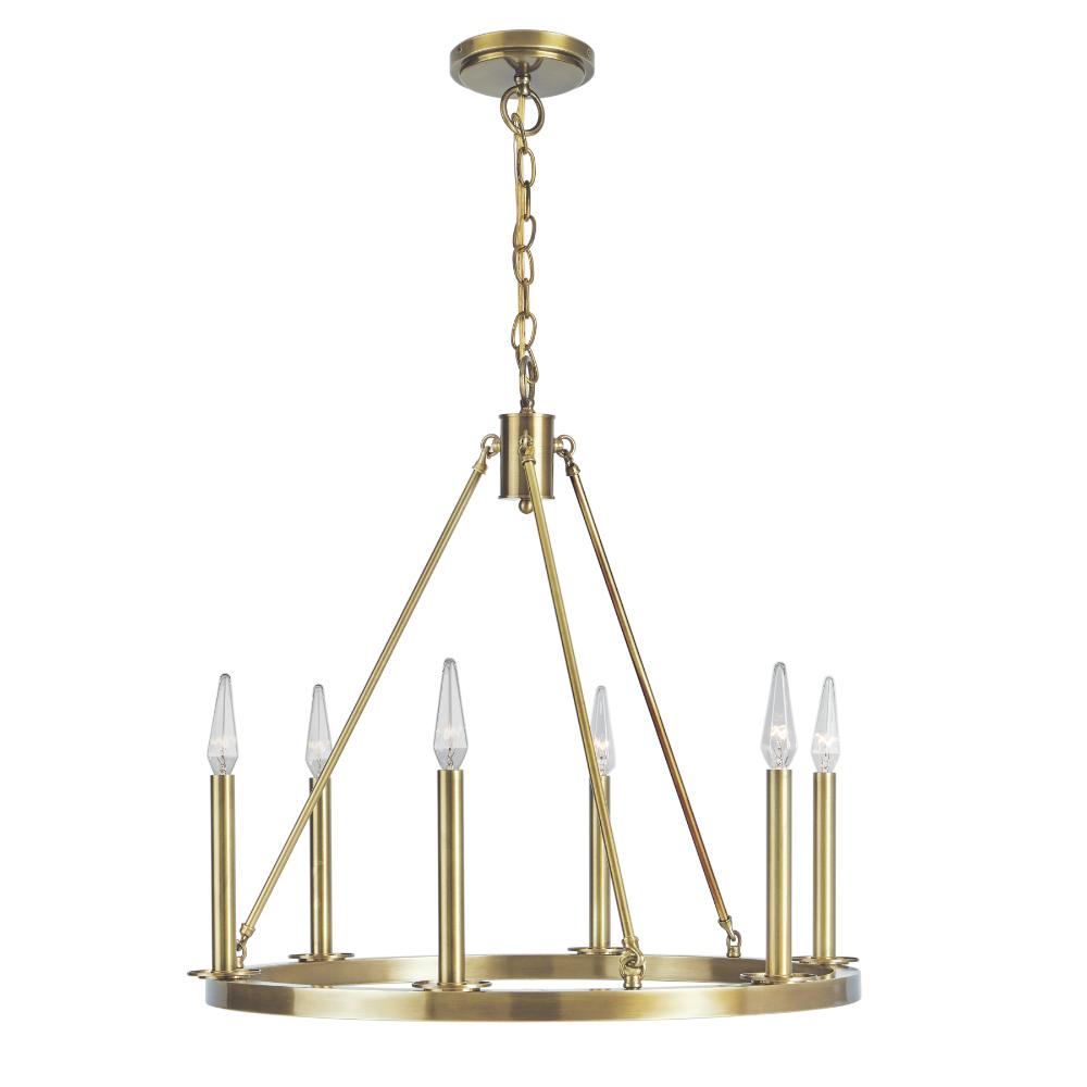 Norwell 6525-AG-NG Martin Chandelier - Bronze