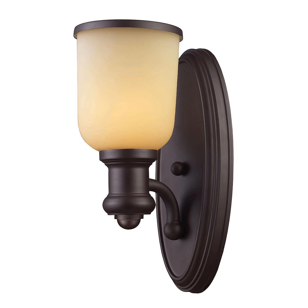 ELK Lighting 66170-1 Brooksdale 1-Light Sconce In Oiled Bronze