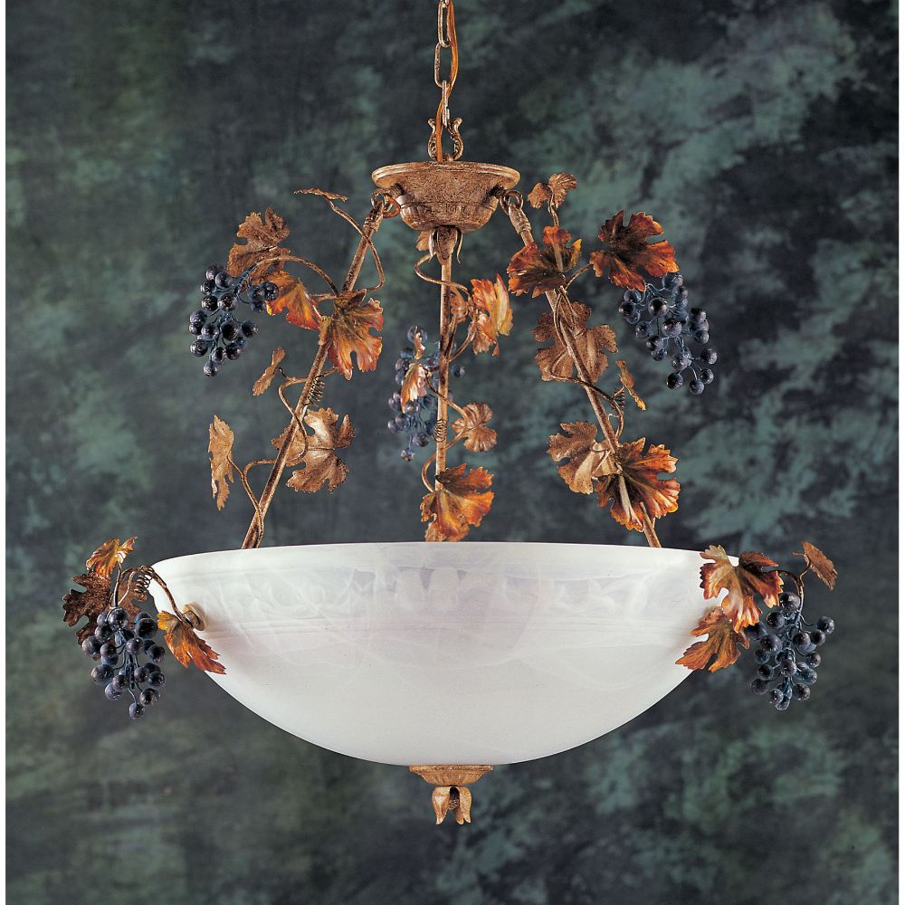 Elk Lighting 66397 Muscadine Collection Pendant Earth Tone Finish - Fawn Beige