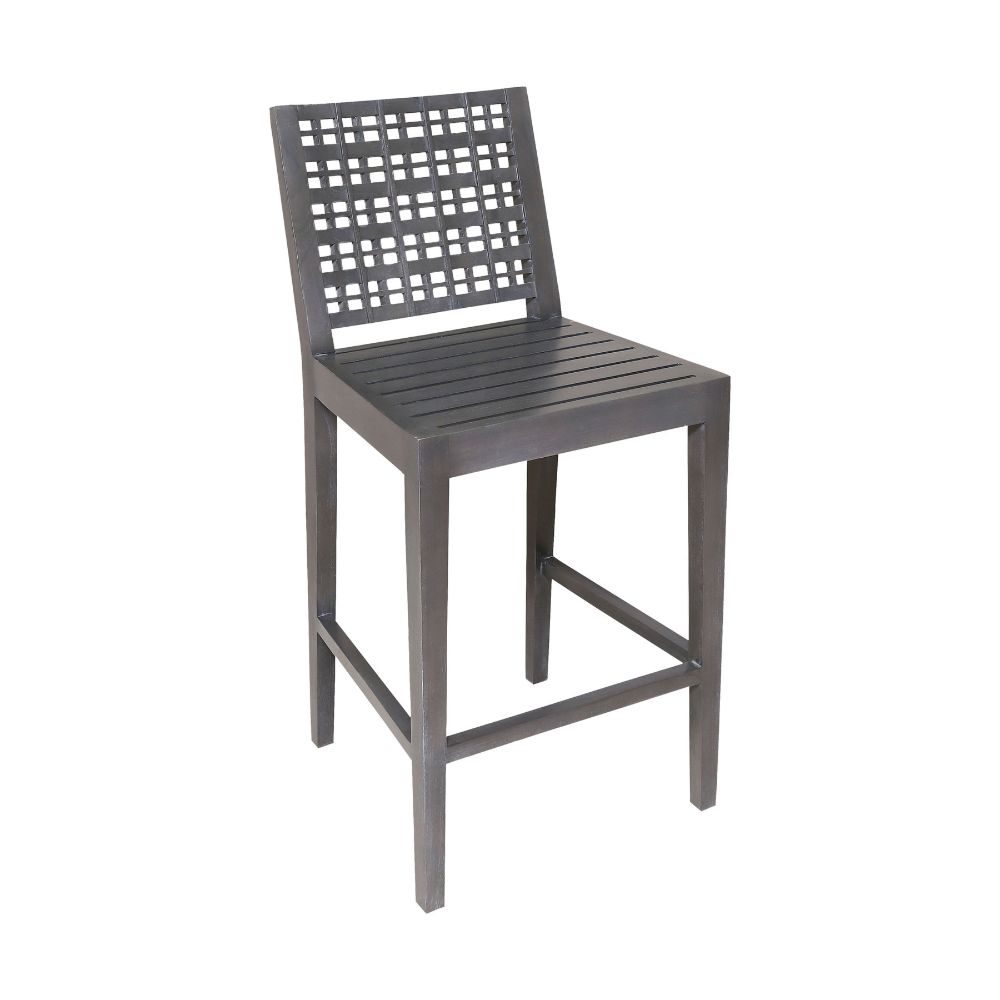 Elk Home 6718002AS Clear Water Outdoor Bar Stool - Antique Smoke