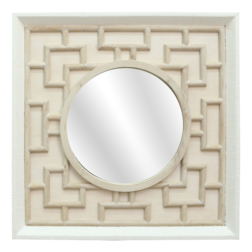 Elk Home 7011-2013 Finbar Wall Mirror - White