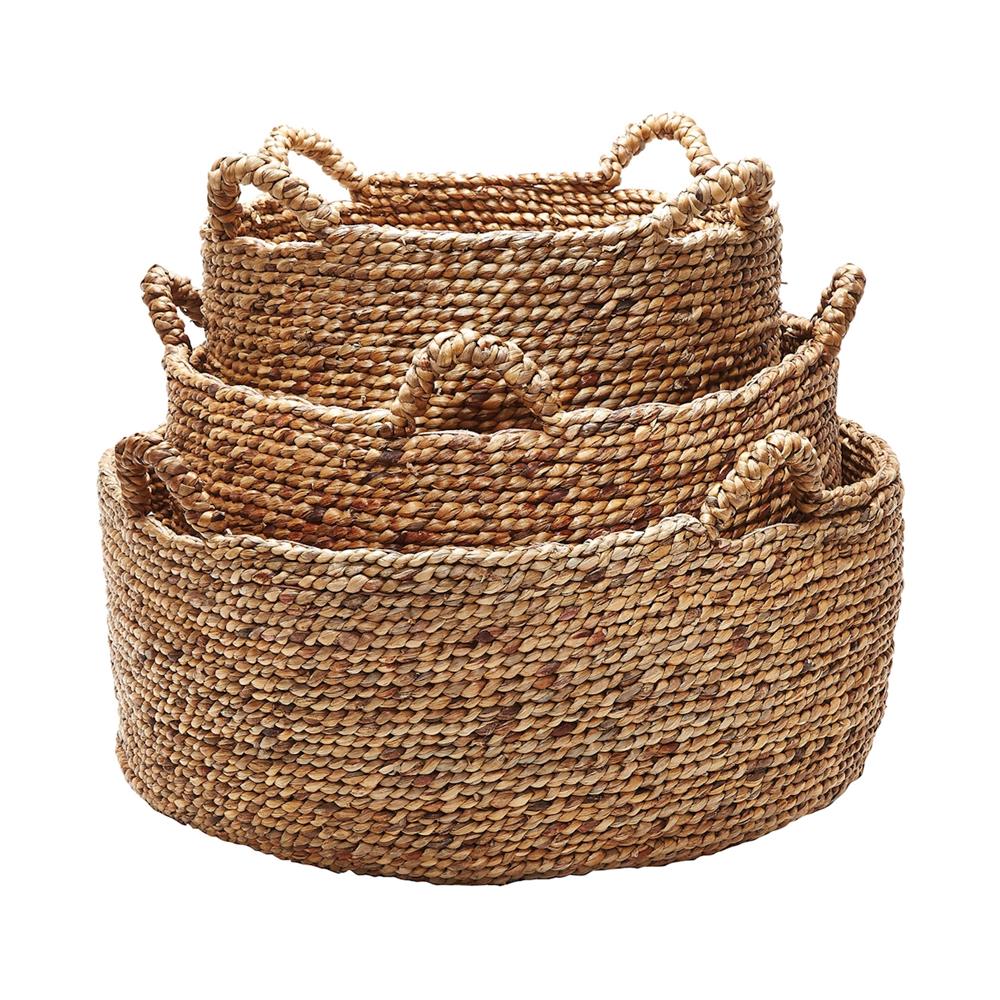 ELK Home 784083 Natural Low Rise Baskets- Set Of 3 in Brown