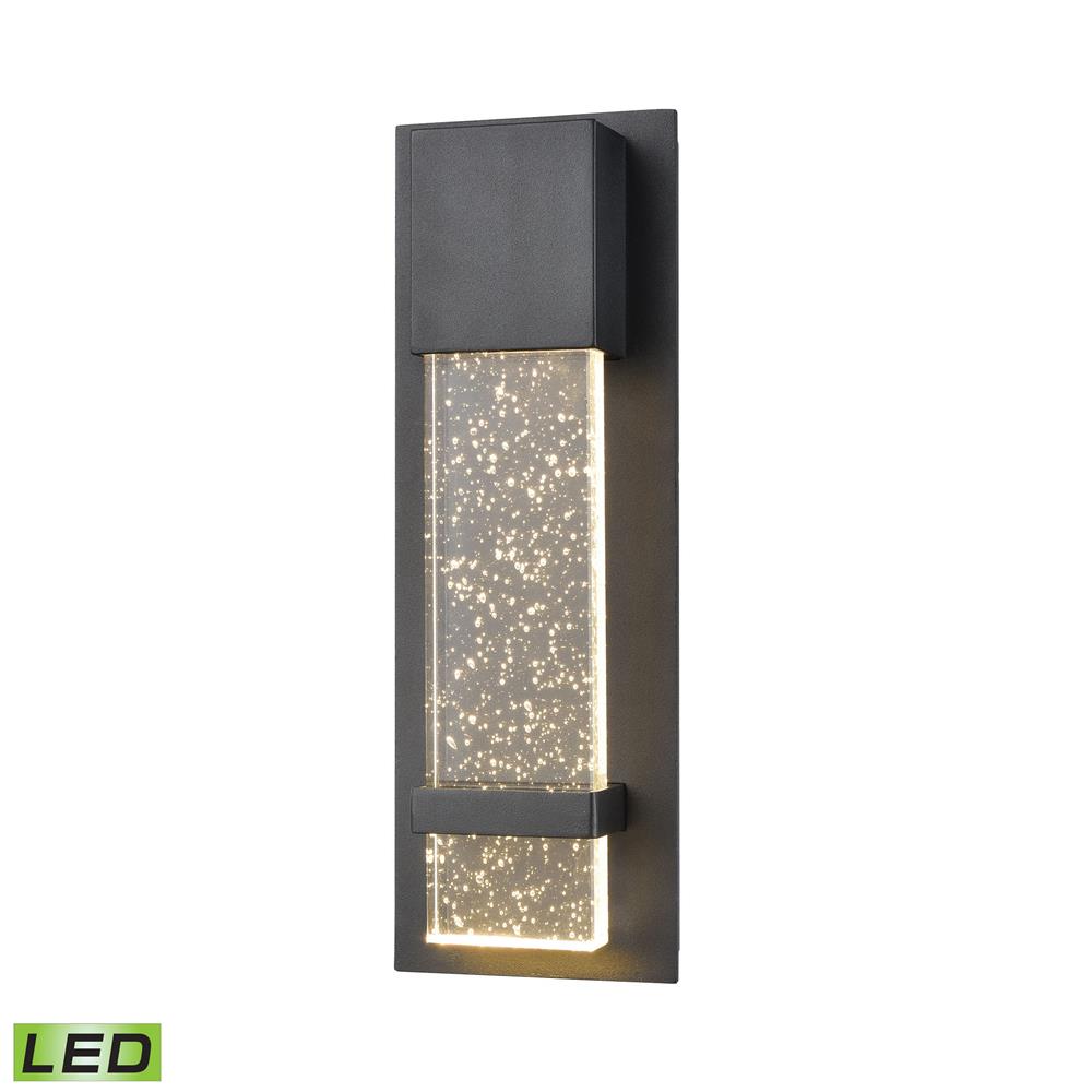 Elk Lighting 87110/LED Emode 1-Light Sconce in Matte Black with Seeded Crystal