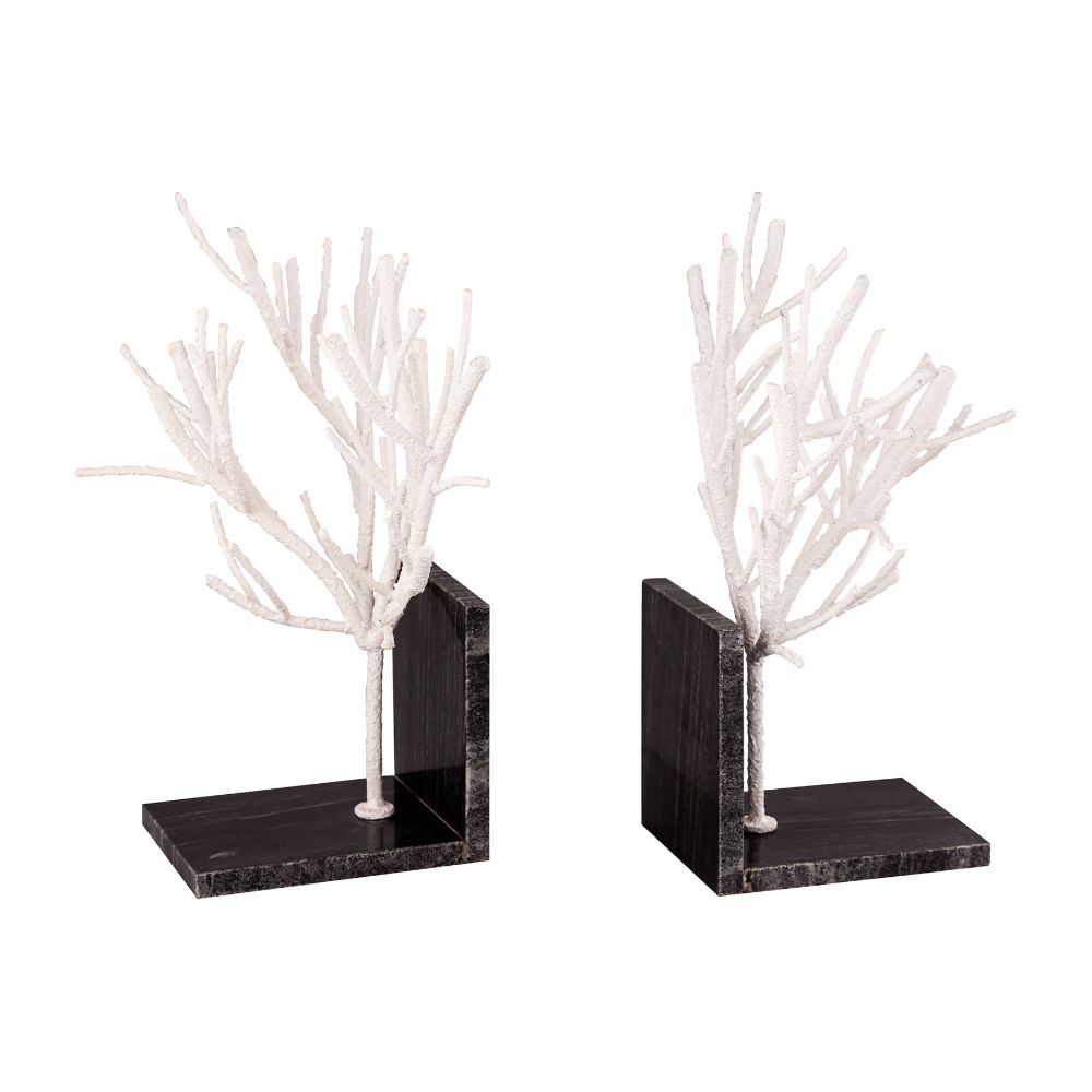 ELK Home 8996-005/S2 Aldous Bookends (Pair) with Light Finish