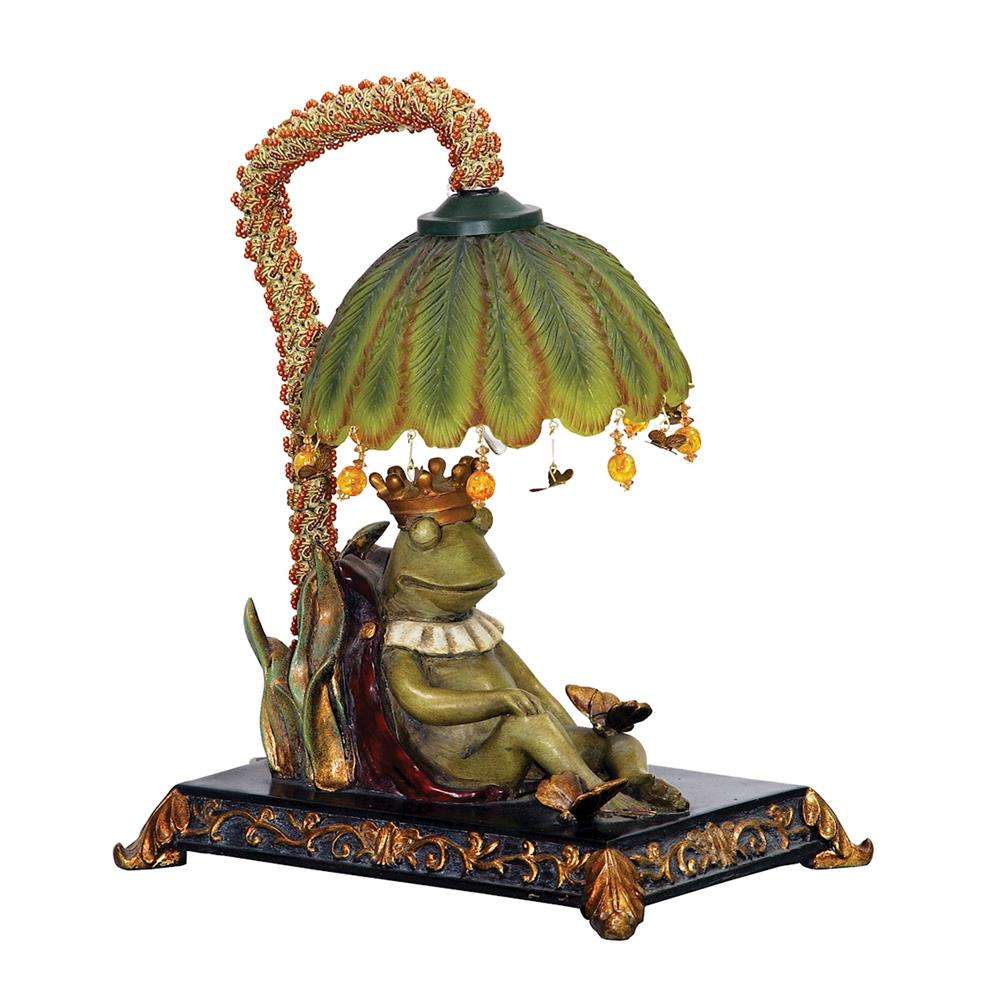 ELK Home 91-740 Sterling Sleeping King Frog Mini Lamp