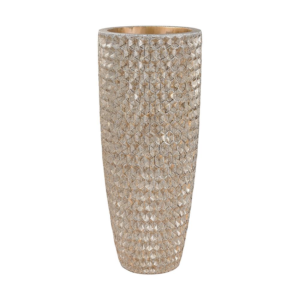 ELK Home 9166-025 Geometric Textured Vase