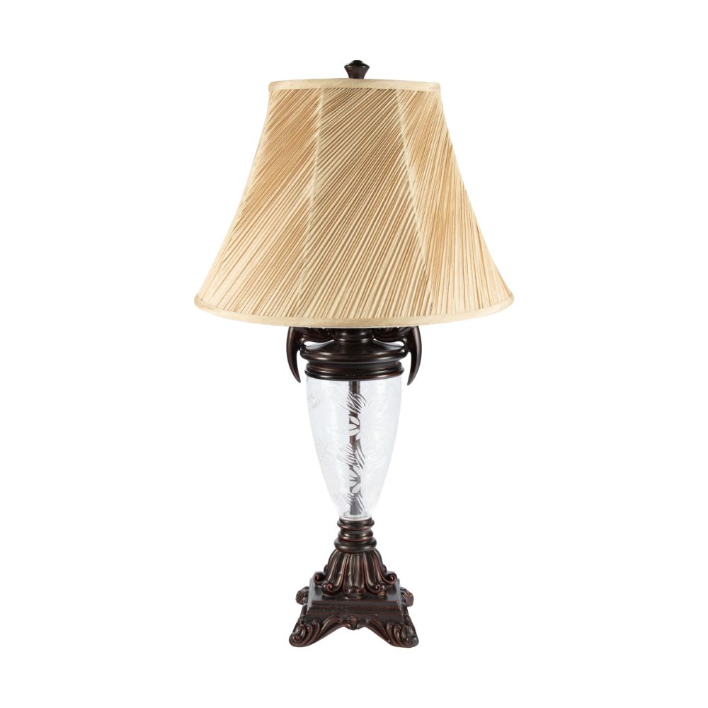 Elk Lighting 96623 Etched Glass Table Lamp