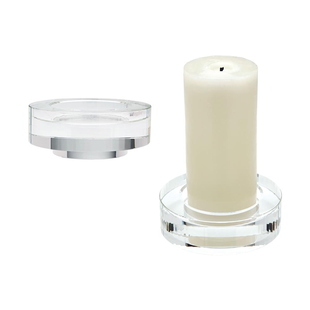 ELK Home 980009/S2 Fluted Crystal Candleholders - Set Of 2 in Clear