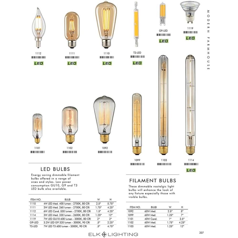 ELK Lighting LED-EDISON Edison Base LED bulb