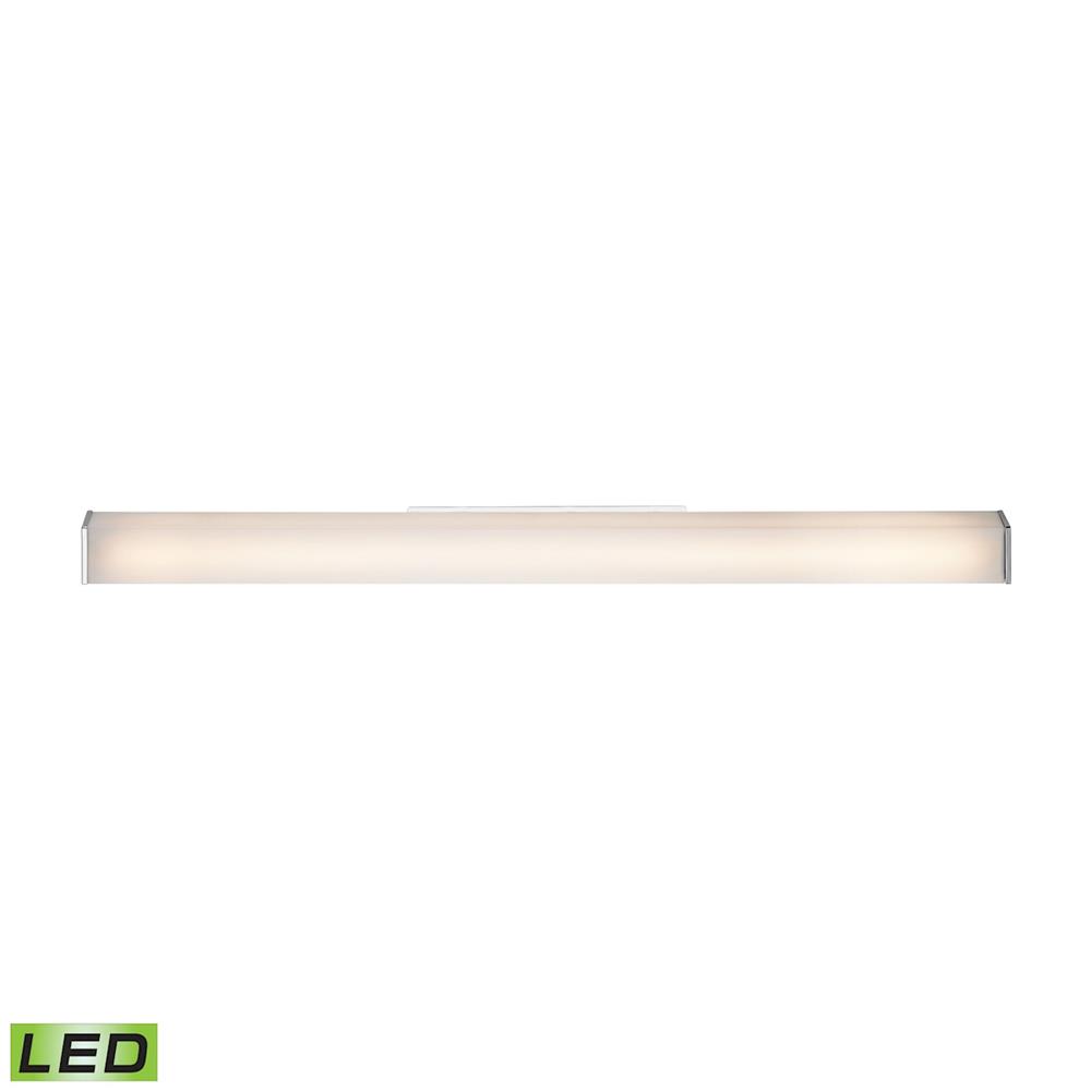 ELK Lighting BVL451-10-15 Bass 18 Watt LED Vanity In Chrome With Opal Diffuser