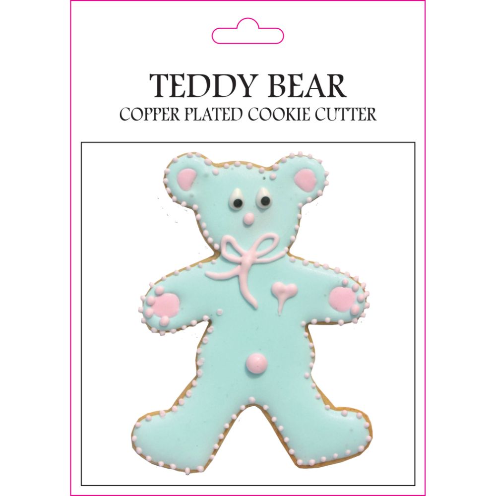 ELK Home CPTBR/S6 Teddy Bear Cookie Cutters (Set of 6) in Copper