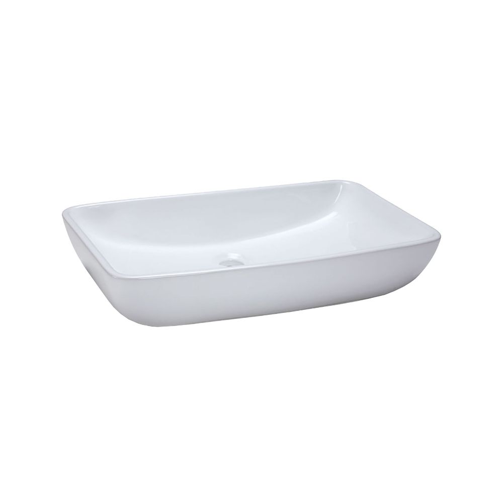 Elk Home CVE237RC Vitreous China Rectangle Vessel Sink - White 23.5 inch