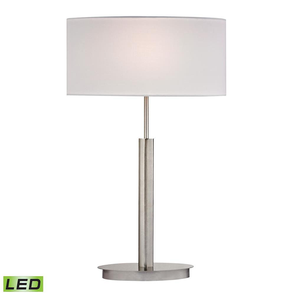 ELK Lighting D2549-LED Satin Nickle Table Lamp