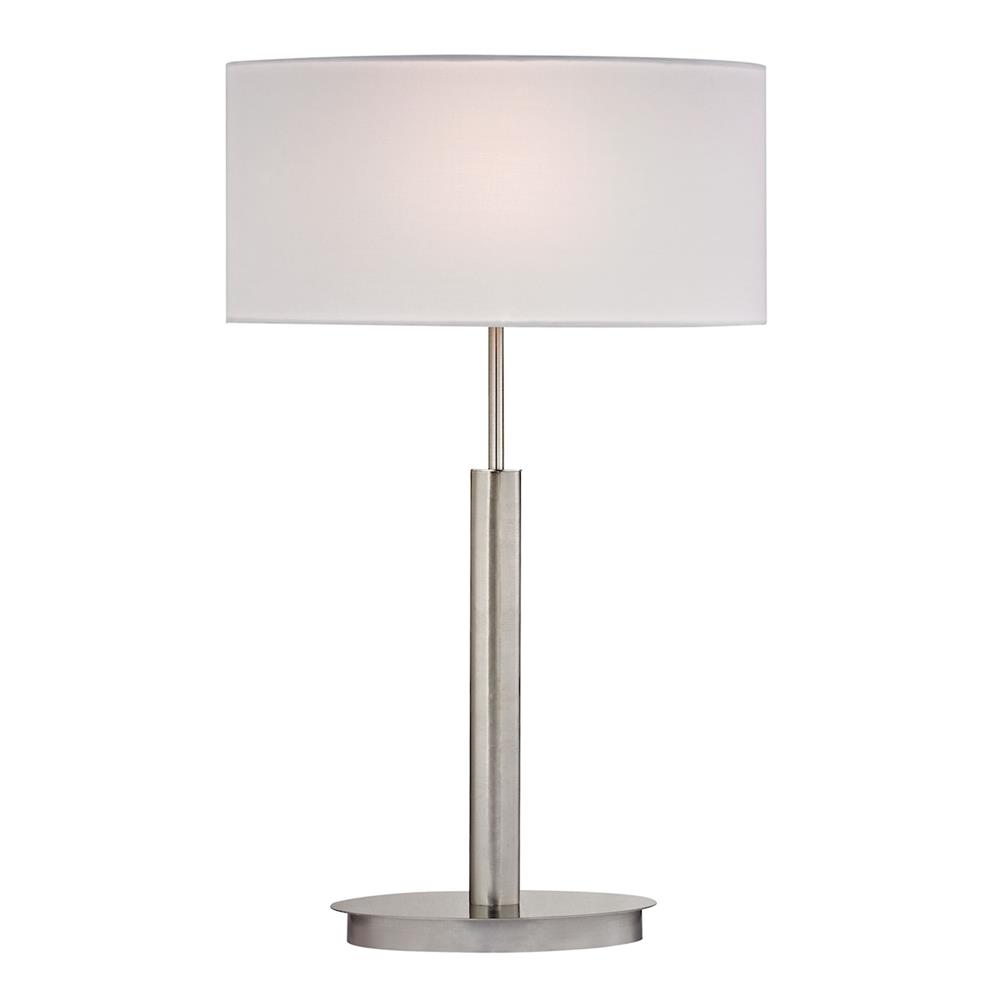 ELK Home D2549 Satin Nickle Table Lamp