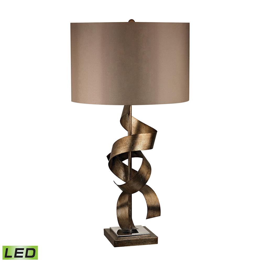 ELK Lighting D2688-LED 29" Allen Metal Sculpture LED Table Lamp in Roxford Gold