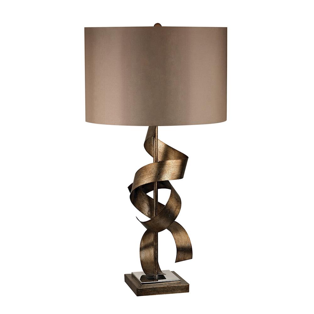 ELK Lighting D2688 29" Allen Metal Sculpture Table Lamp in Roxford Gold