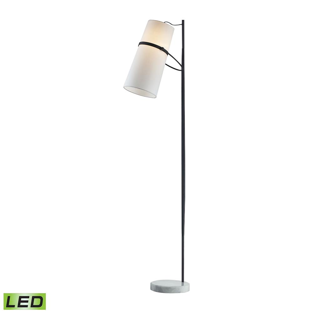 ELK Lighting D2730-LED Banded Shade LED Floor Lamp