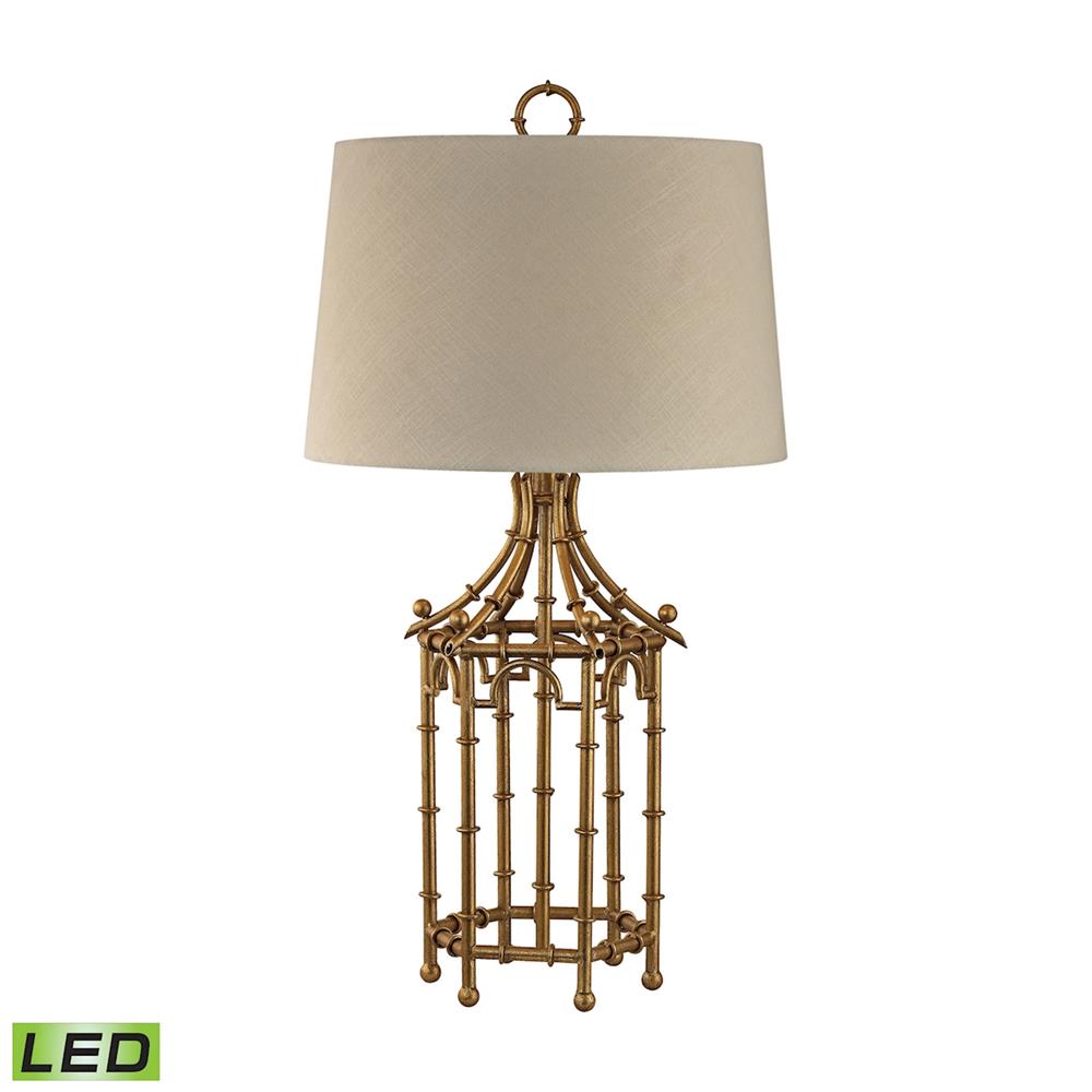 ELK Lighting D2864-LED Bamboo Birdcage LED Lamp
