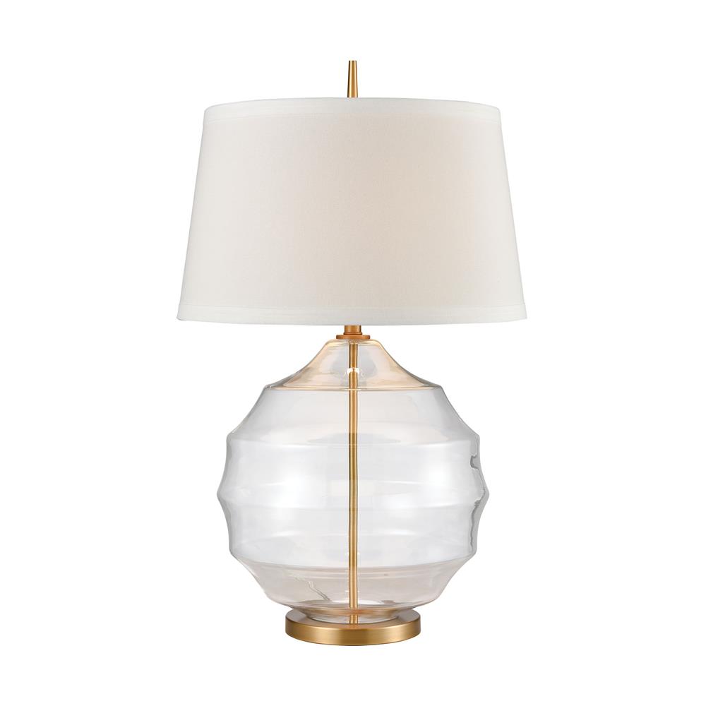 ELK Lighting D4319 Nest Table Lamp in Matte Brushed Gold in Clear; Matte Brushed Gold