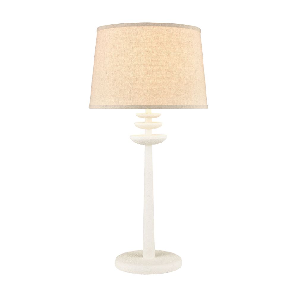 Elk Home D4607 Seapen Table Lamp In Pure White