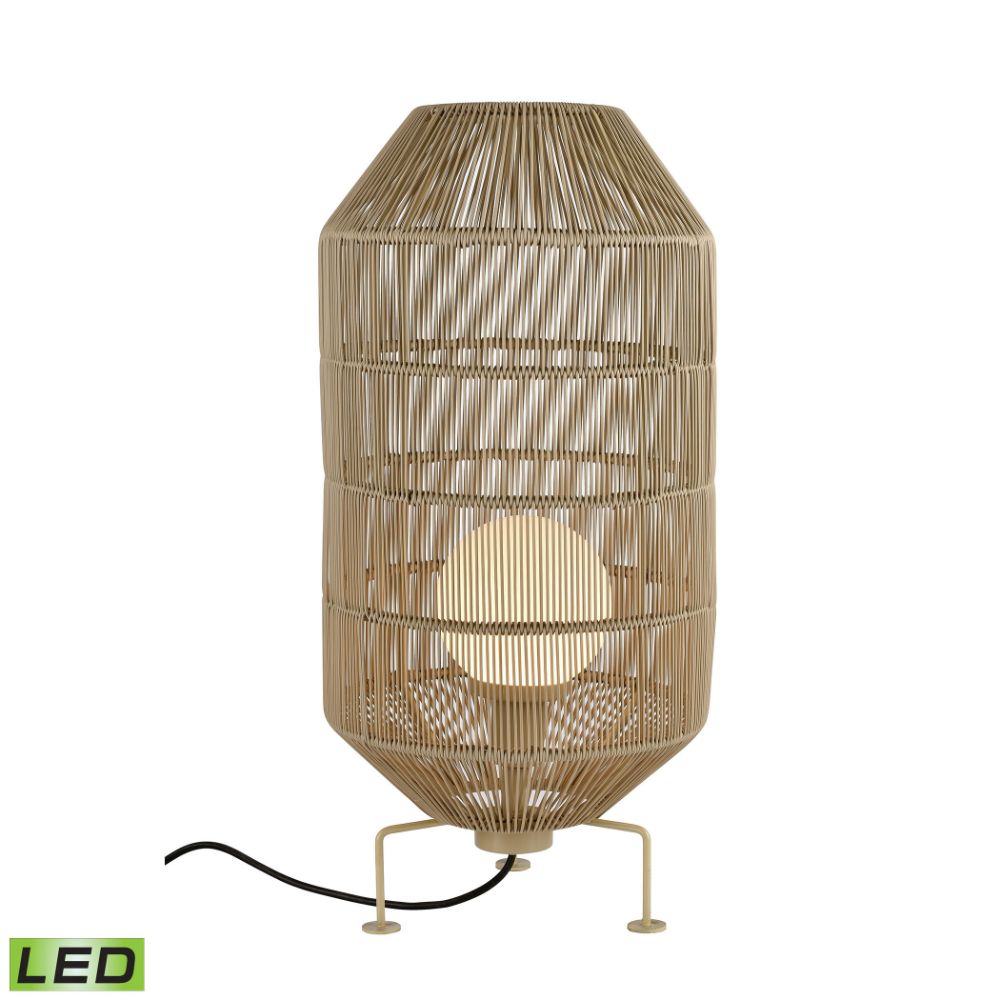 Elk Home D4622 Corsica Outdoor Floor Lamp - Round In Beige