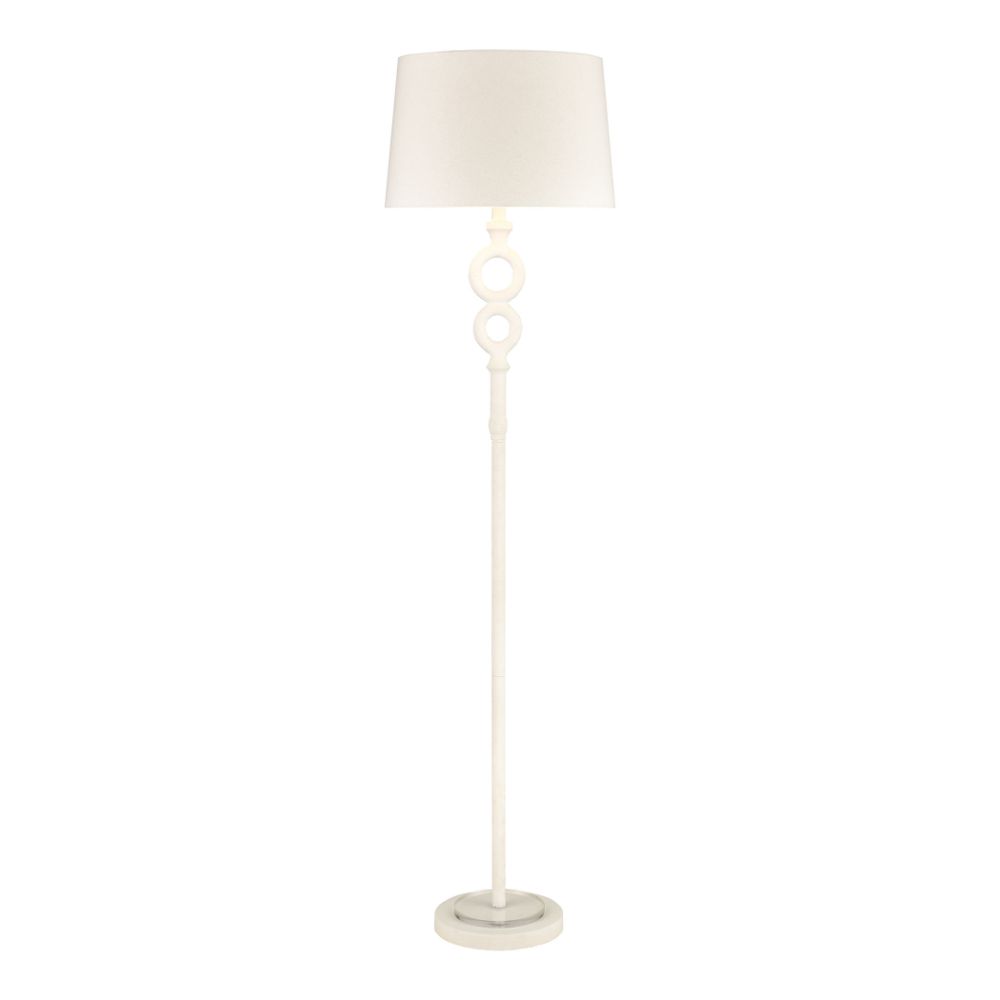ELK Lighting D4698 Hammered Home Floor Lamp In White