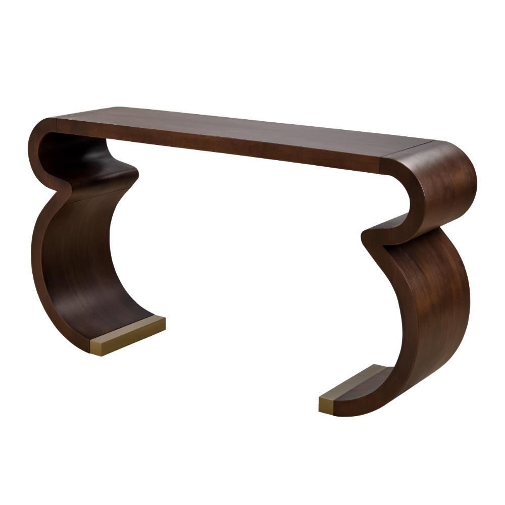 Elk Home H0015-12190 Bend Console Table - Walnut