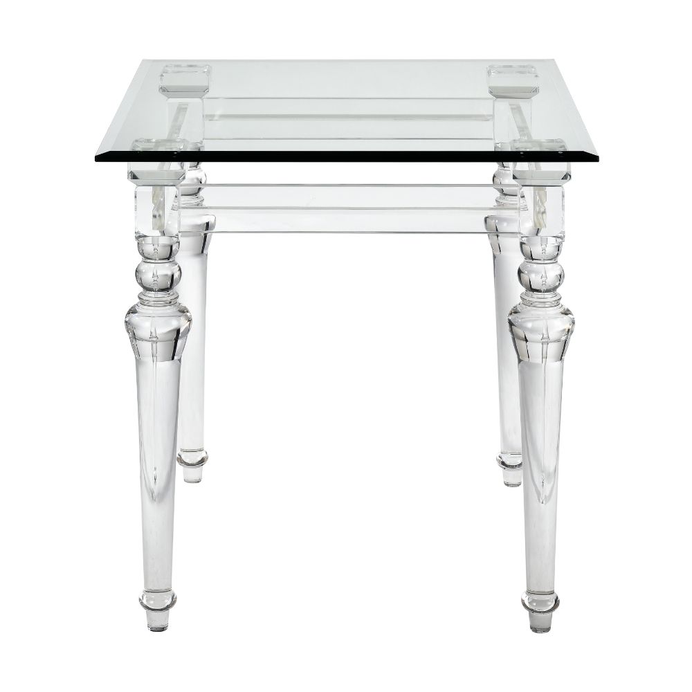 Elk Home H0015-9097 Jacobs Accent Table - Square - Clear