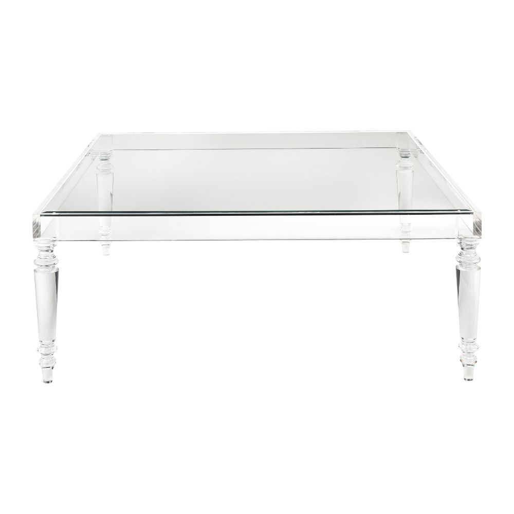 Elk Home H0015-9099 Jacobs Coffee Table - Square - Clear
